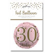 Picture of AGE 30 PINK FOIL BALLOON 18 IN